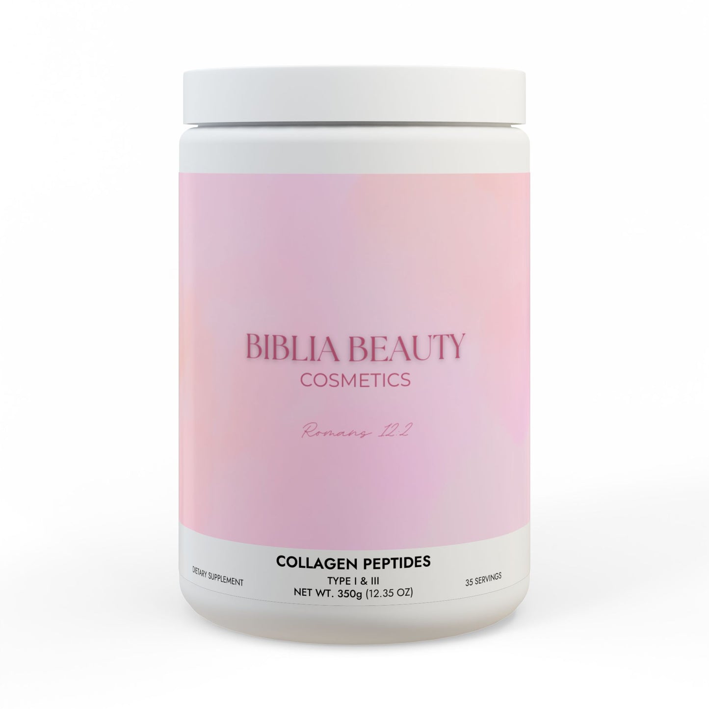 Collagen Peptides Type I & III Supplement (350g, 12.3oz)