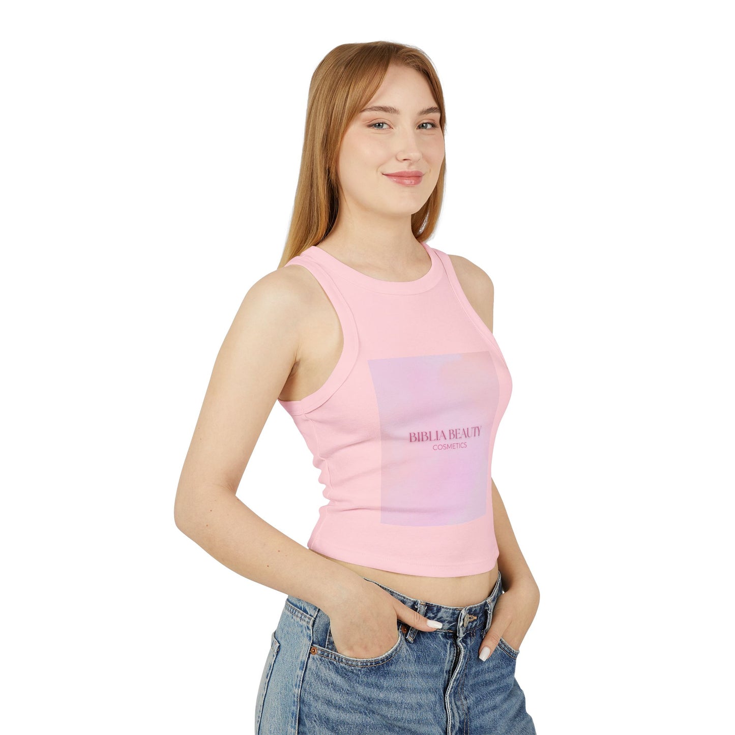 Women's Micro Rib Racer Tank Top
